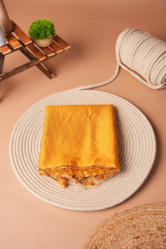 Honey Tissue Jamdani Design Saree