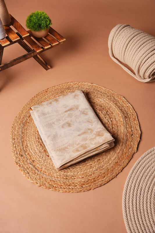 Cream | Viscose Jamdani Design