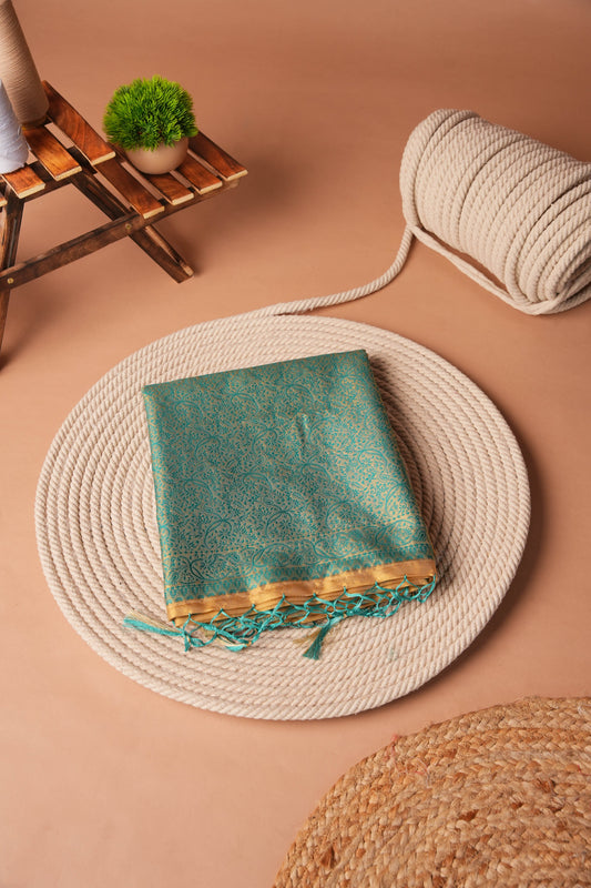 Rama | Tissue Jamdani Design Saree